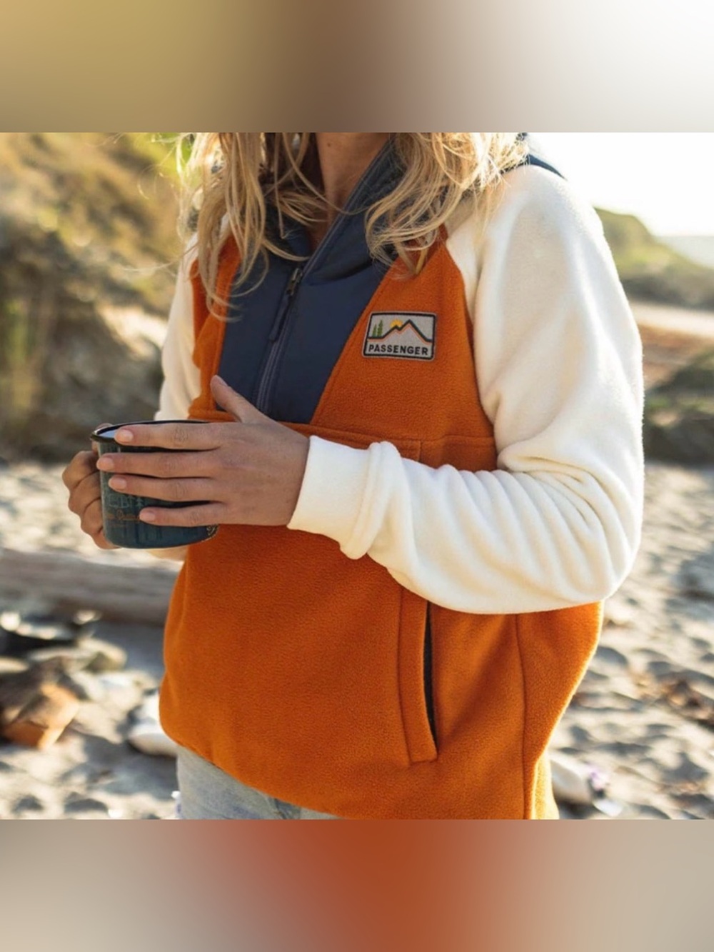Passenger Alexander 100% Recycled Polar Hooded Fleece